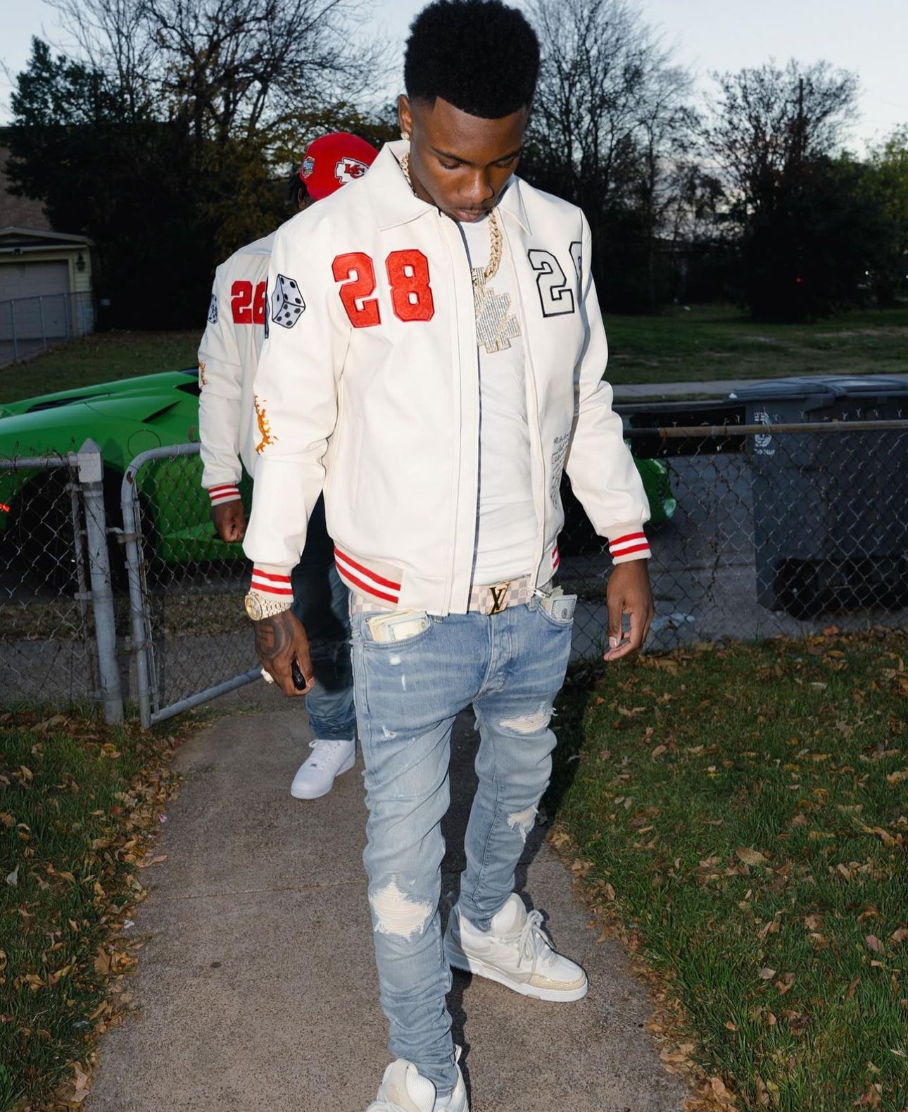 For The Streets Collab Letterman Jacket