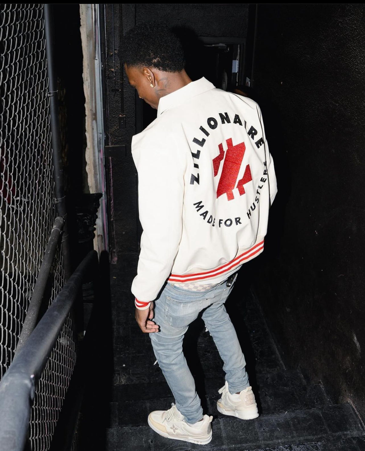 For The Streets Collab Letterman Jacket โ Zillionaire